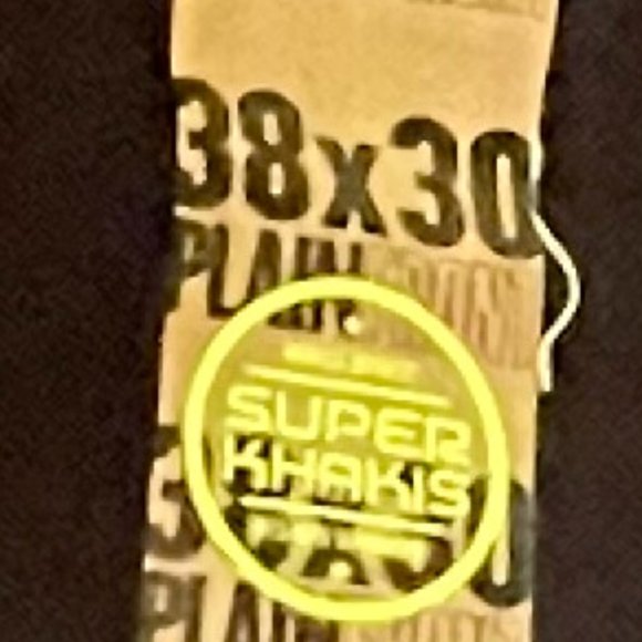 Black Super Khakis 38x30 pants - Picture 4 of 9